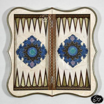 تخته نرد و شطرنج 50cm اعلاء تمام تذهیب