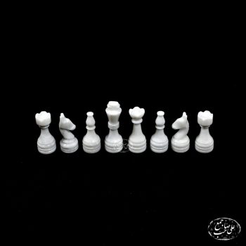 مهره شطرنج سنگی مرمر و جاسپرمشکی - Image 2