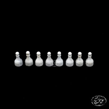 مهره شطرنج سنگی مرمر و جاسپرمشکی - Image 4