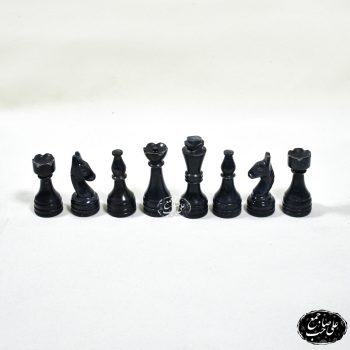 مهره شطرنج سنگی مرمر و جاسپرمشکی - Image 3