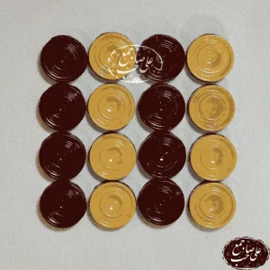 مهره تخته نرد چوب ساج و افرا