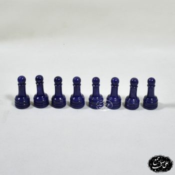 مهره شطرنج سنگی لاجورد و مرمر - Image 2