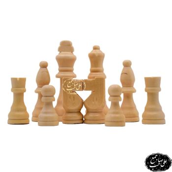 مهره شطرنج چوبی فدراسیونی - Image 2