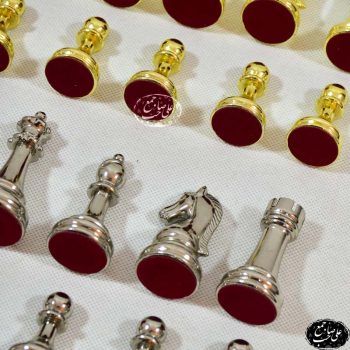 مهره شطرنج فلزی فدراسیونی لوکس - Image 2
