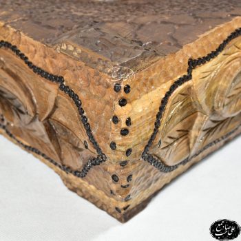 تابلو نرد منبت کاری 60سانتی اسکلت و عقاب - Image 4