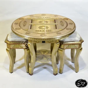 میزبازی تخته نرد و شطرنج و پذیرایی تمام خاتم