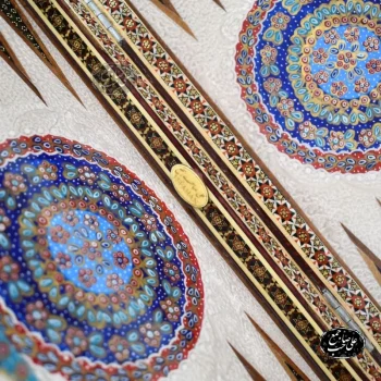 تخته نرد دالبر طرح تمام تذهیب کد160 - Image 3