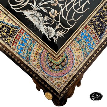 تابلو قلمزنی گل و مرغ 40*30 سانتیمتر کد 502 - Image 2