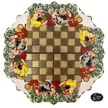 خرید تخته نرد خاتمکاری اعلا_ برند صاحب جمع کد 130