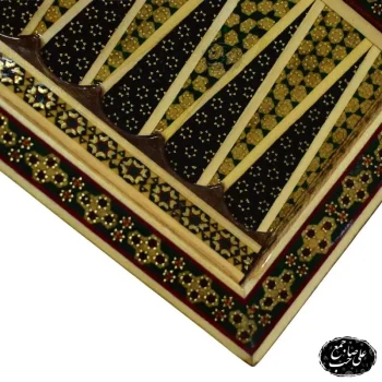 تخته نرد و شطرنج 5۰ سانتی_متری طرح تمام خاتم