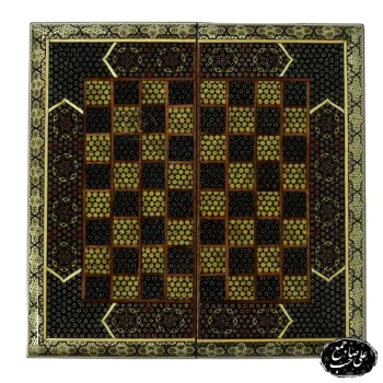 تخته نرد و شطرنج 5۰ سانتی_متری طرح تمام خاتم (5)