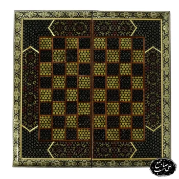 قیمت تخته نرد چوبی ۴۰ سانتی طرح خاتم (3)