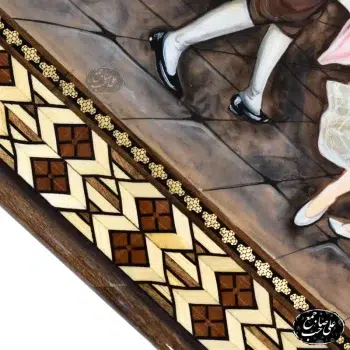تابلو نقاشی خاتم_کاری «ضیافت رقص اشرافی» (11)