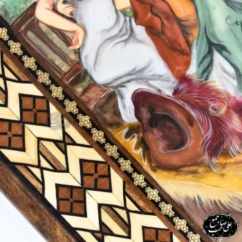 تابلو نقاشی خاتم_کاری «ضیافت رقص اشرافی» (11)
