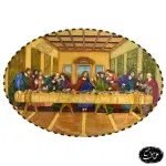 تابلو نقاشی شام آخر اثر داوینچی خاتم بند علی صاحب جمع
