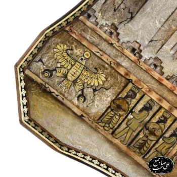 تابلو نقاشی قاب‌خاتم شکوه هخامنشی